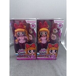 Lot of 2 LOL Surprise OMG Powerpuff Girls Blossom Fashion Doll W/ Accessories